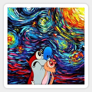 van Gogh Never Experienced Space Madness Magnet